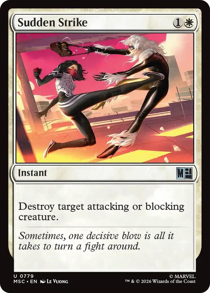 Sudden Strike 779 (Commander: Marvel Super Heroes)  - Foil | Good Games Adelaide SA