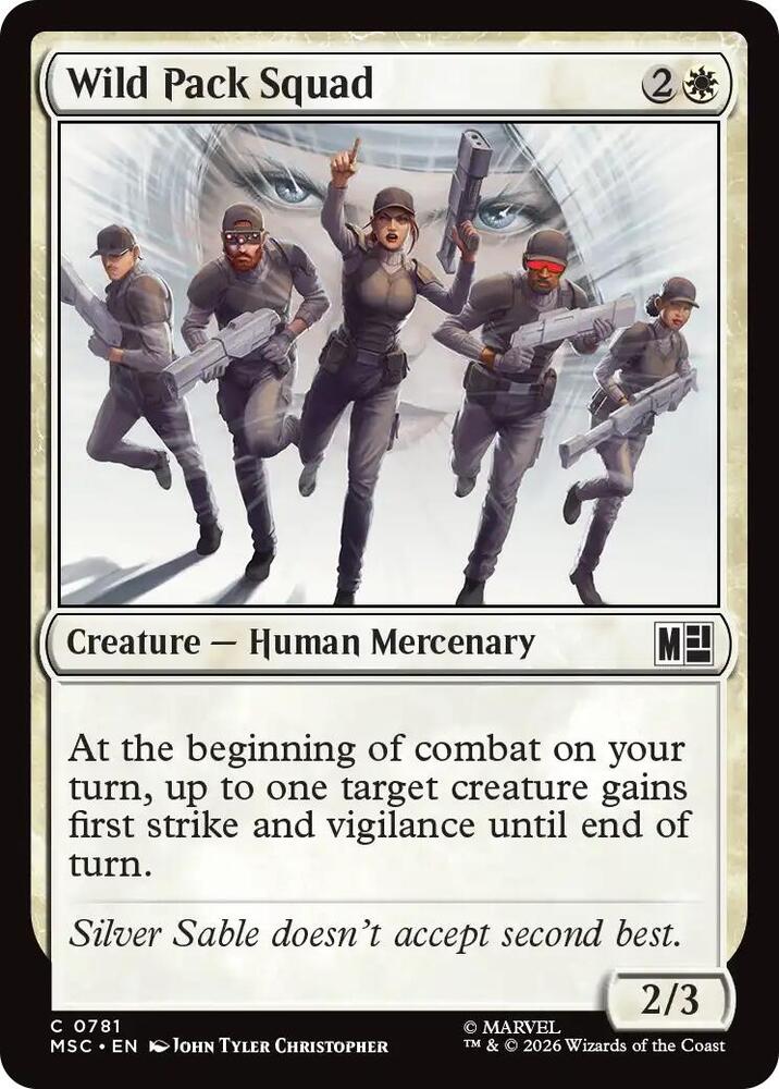 Wild Pack Squad 781 (Commander: Marvel Super Heroes)  - Foil | Good Games Adelaide SA