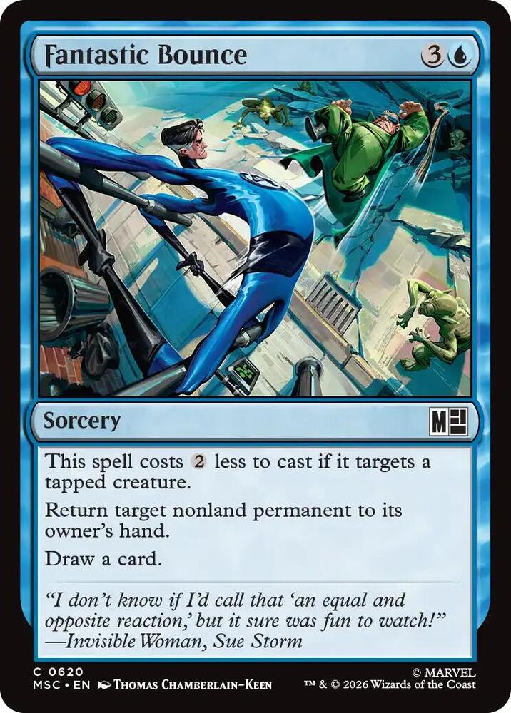Fantastic Bounce 620 (Commander: Marvel Super Heroes)  - Foil | Good Games Adelaide SA