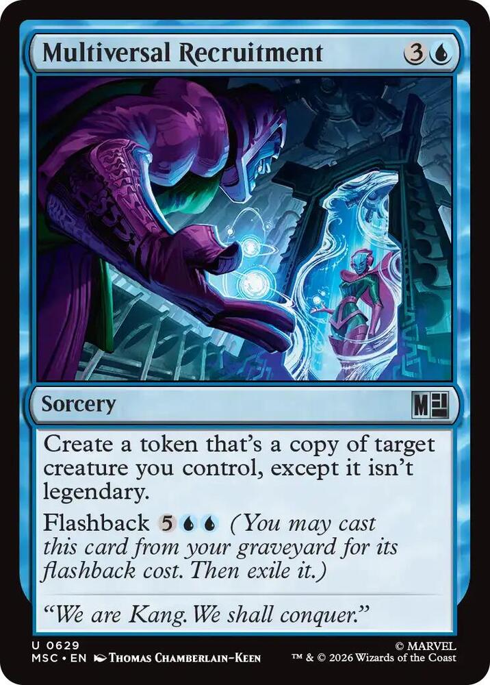 Multiversal Recruitment 629 (Commander: Marvel Super Heroes)  - Foil | Good Games Adelaide SA