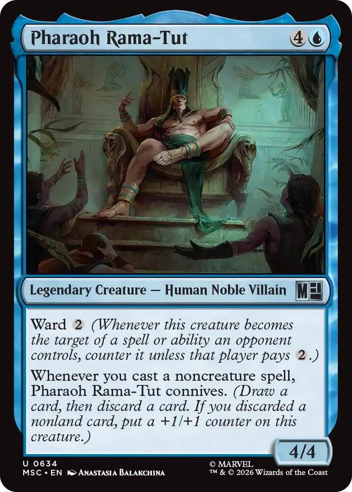 Pharaoh Rama Tut 634 (Commander: Marvel Super Heroes)  - Foil | Good Games Adelaide SA