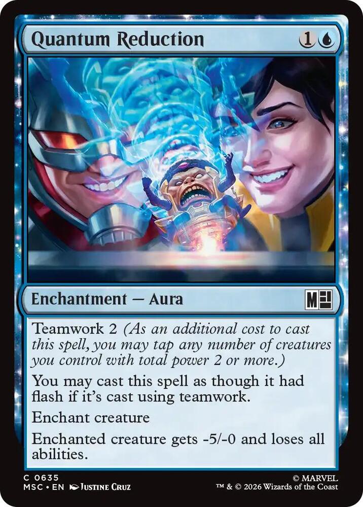 Quantum Reduction 635 (Commander: Marvel Super Heroes)  - Foil | Good Games Adelaide SA