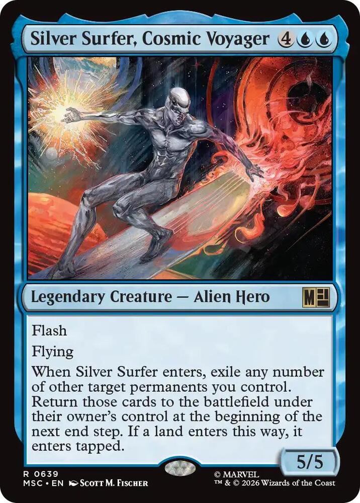 Silver Surfer, Cosmic Voyager 639 (Commander: Marvel Super Heroes)  | Good Games Adelaide SA
