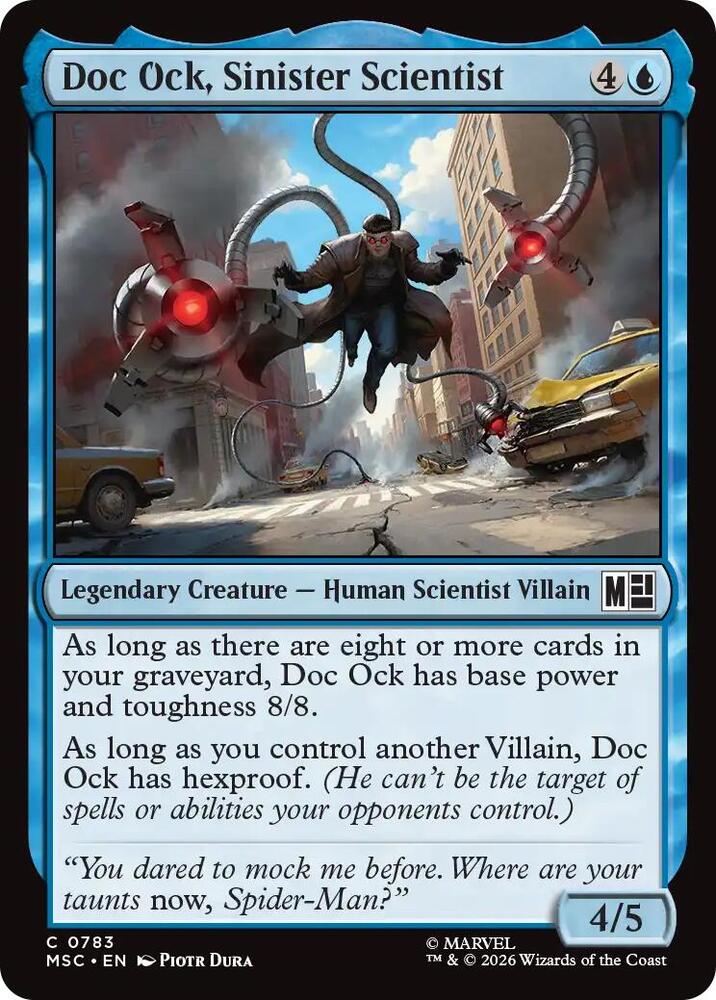 Doc Ock Sinister Scientist 783 (Commander: Marvel Super Heroes)  - Foil | Good Games Adelaide SA