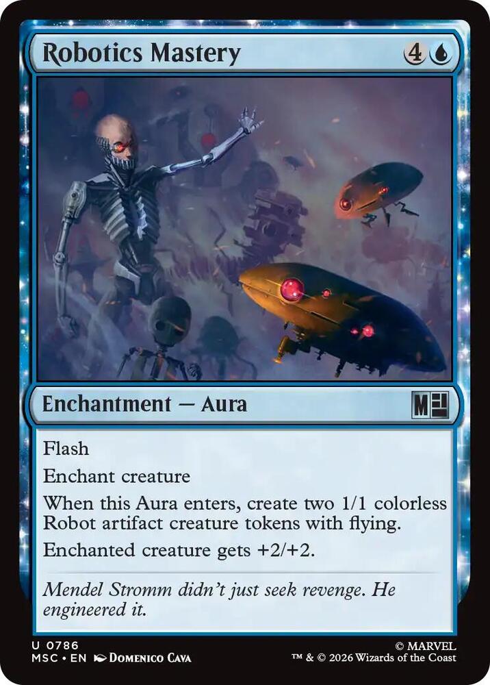 Robotics Mastery 786 (Commander: Marvel Super Heroes)  - Foil | Good Games Adelaide SA