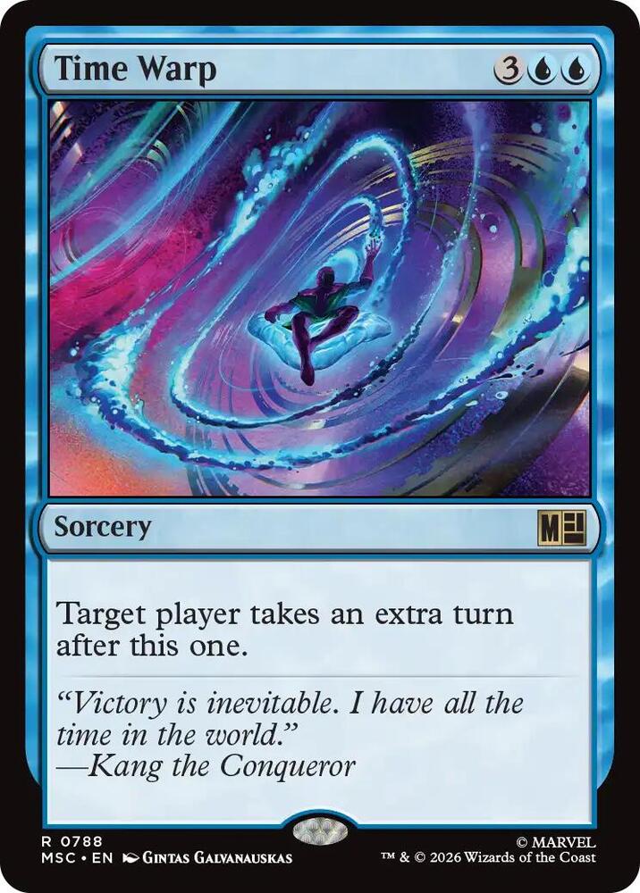 Time Warp 788 (Commander: Marvel Super Heroes)  - Foil | Good Games Adelaide SA