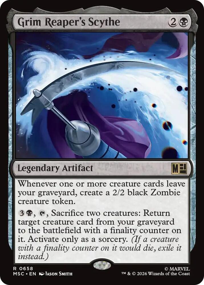 Grim Reaper's Scythe 658 (Commander: Marvel Super Heroes)  | Good Games Adelaide SA