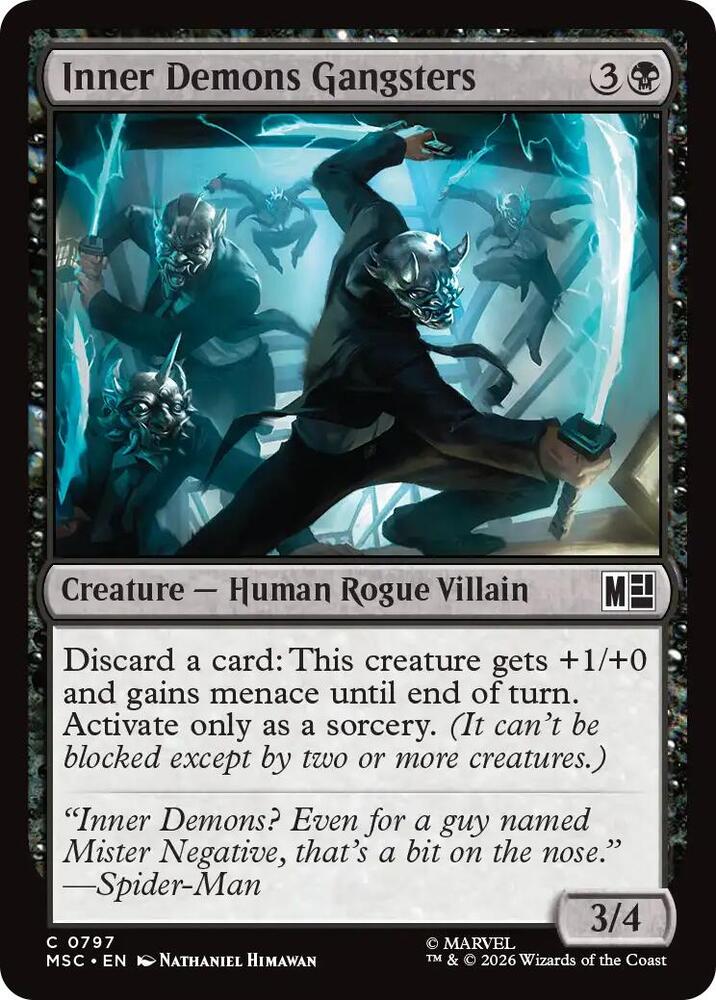Inner Demons Gangsters 797 (Commander: Marvel Super Heroes)  - Foil | Good Games Adelaide SA