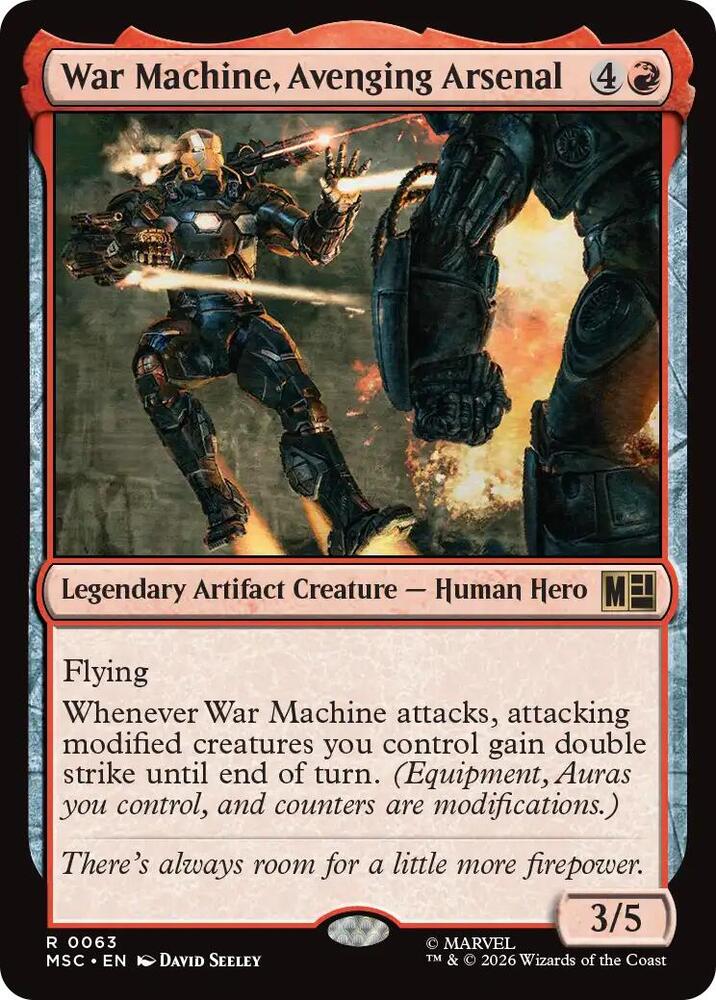 War Machine, Avenging Arsenal 63 (Commander: Marvel Super Heroes)  | Good Games Adelaide SA