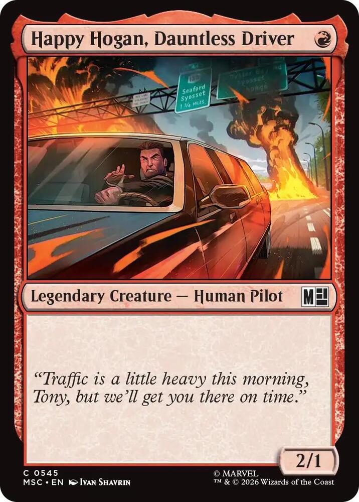 Happy Hogan, Dauntless Driver 545 (Commander: Marvel Super Heroes)  | Good Games Adelaide SA