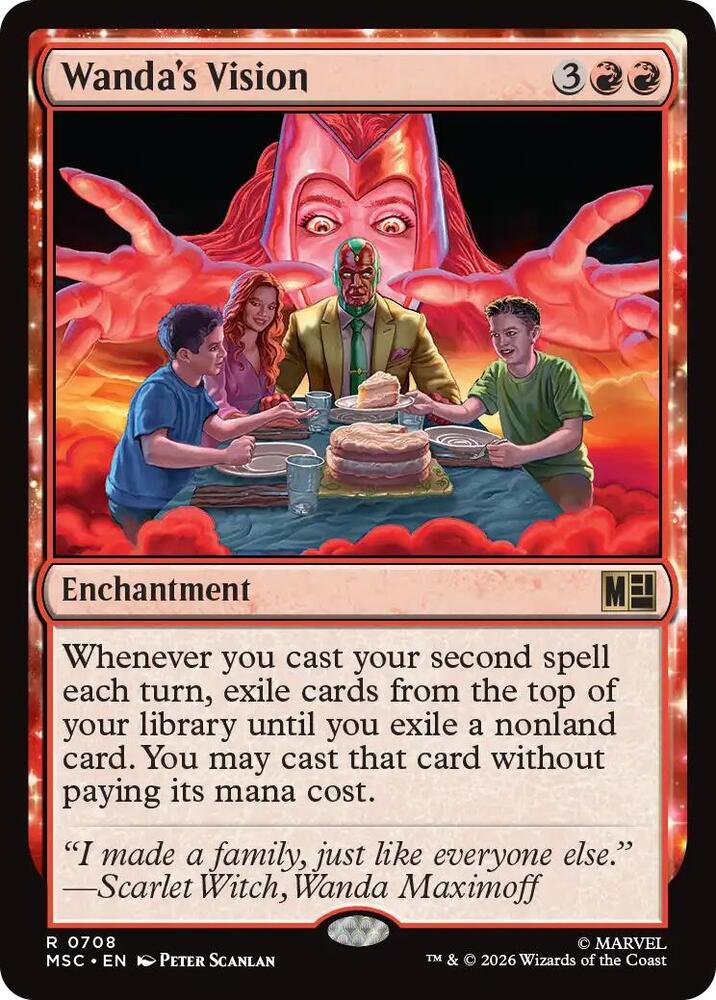Wanda's Vision 708 (Commander: Marvel Super Heroes)  | Good Games Adelaide SA