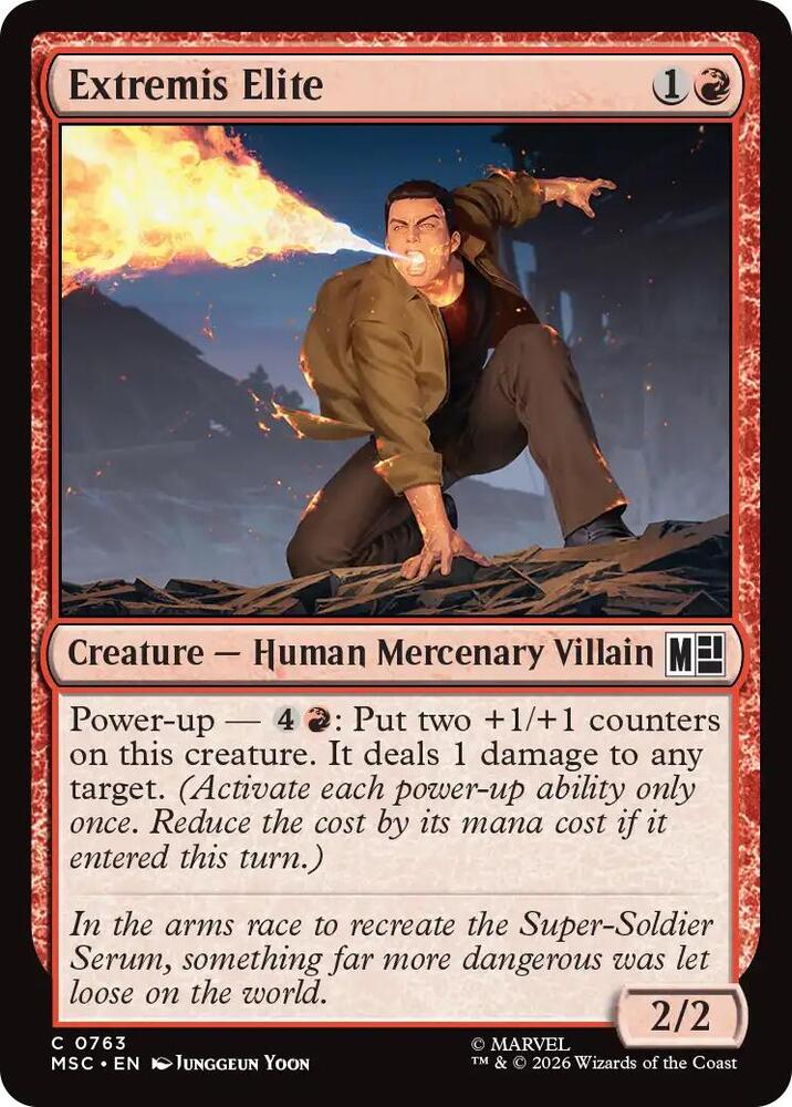 Extremis Elite 763 (Commander: Marvel Super Heroes)  - Foil | Good Games Adelaide SA