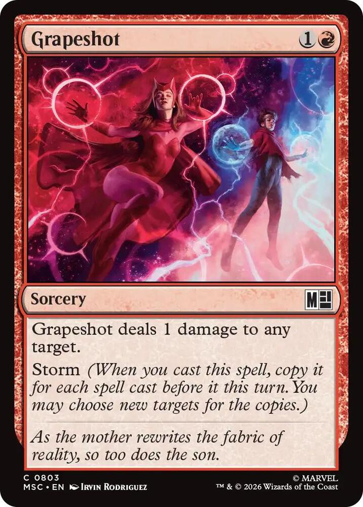 Grapeshot 803 (Commander: Marvel Super Heroes)  - Foil | Good Games Adelaide SA
