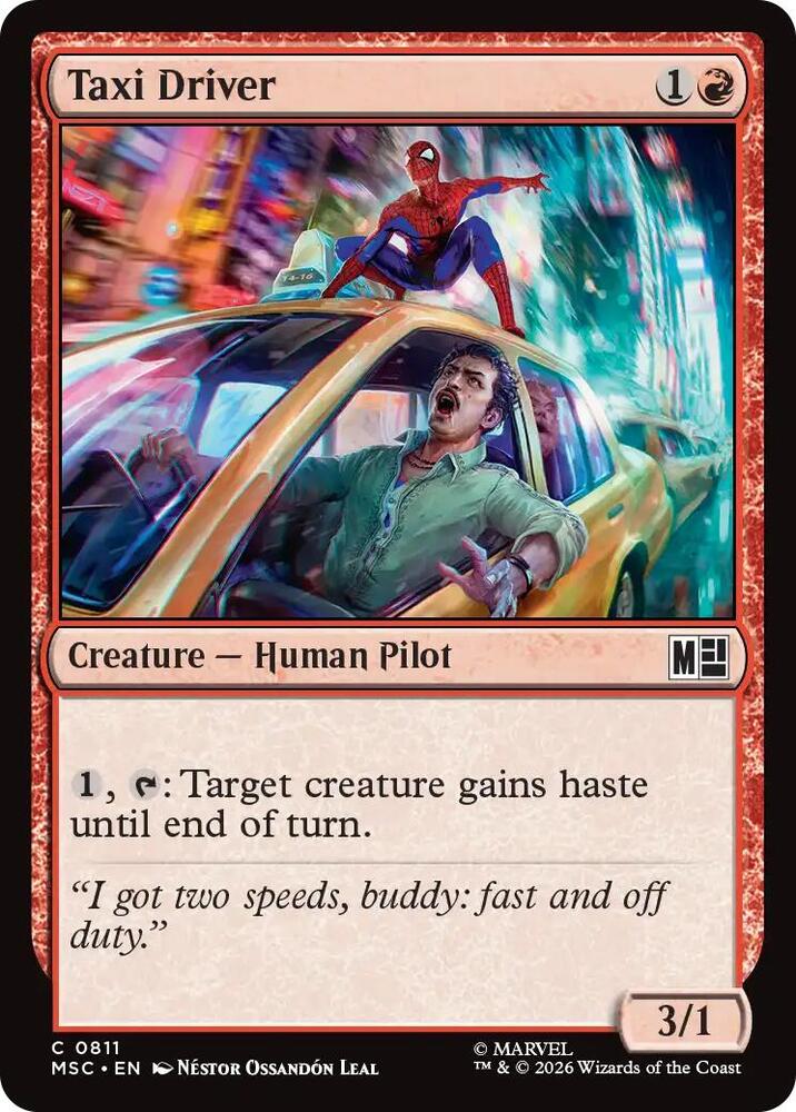 Taxi Driver 811 (Commander: Marvel Super Heroes)  - Foil | Good Games Adelaide SA