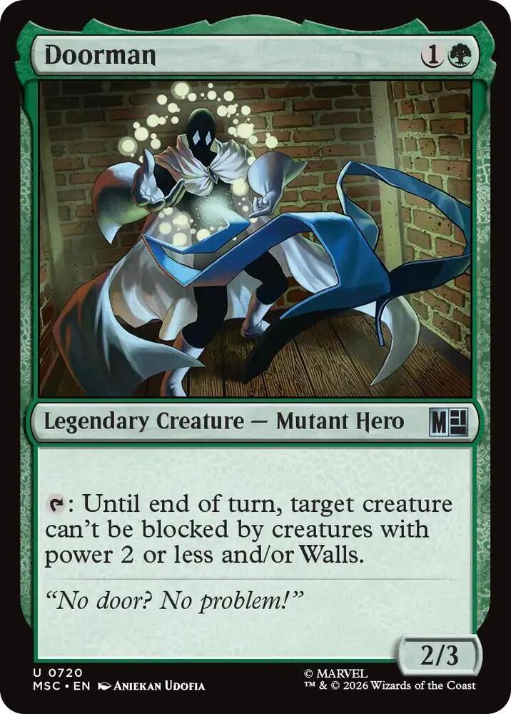 Doorman 720 (Commander: Marvel Super Heroes)  - Foil | Good Games Adelaide SA