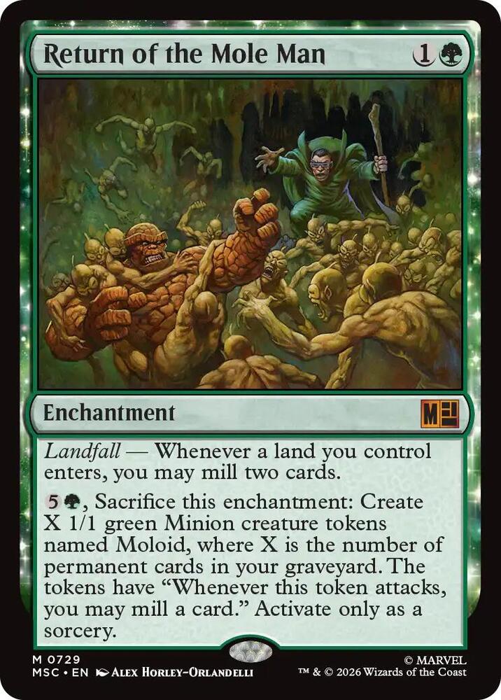 Return of the Mole Man 729 (Commander: Marvel Super Heroes)  | Good Games Adelaide SA