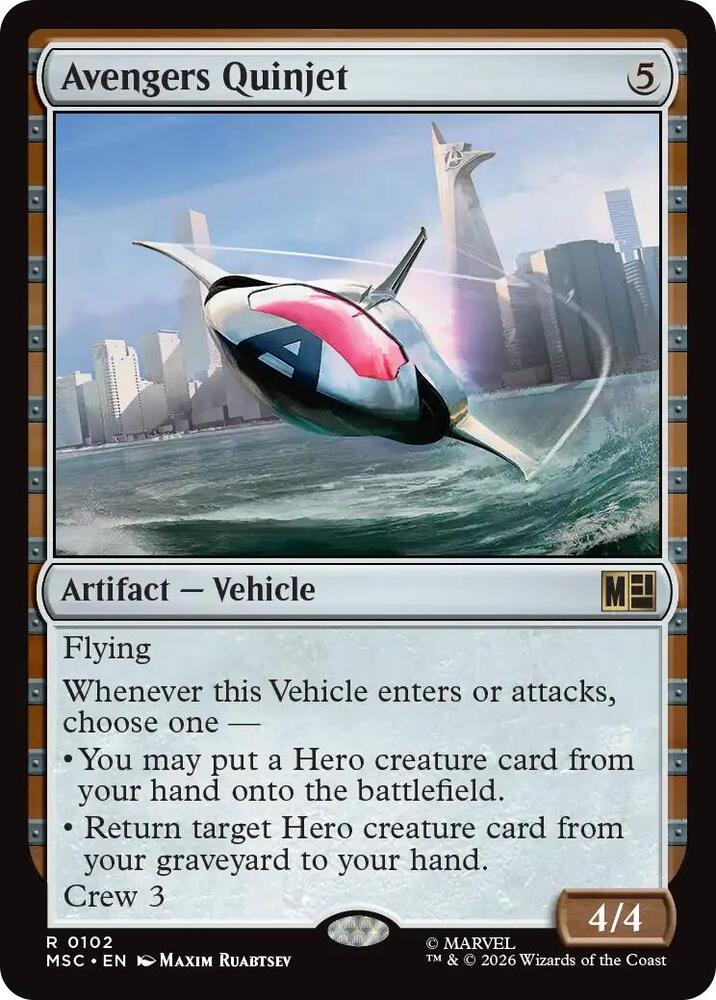 Avengers Quinjet 102 (Commander: Marvel Super Heroes)  | Good Games Adelaide SA