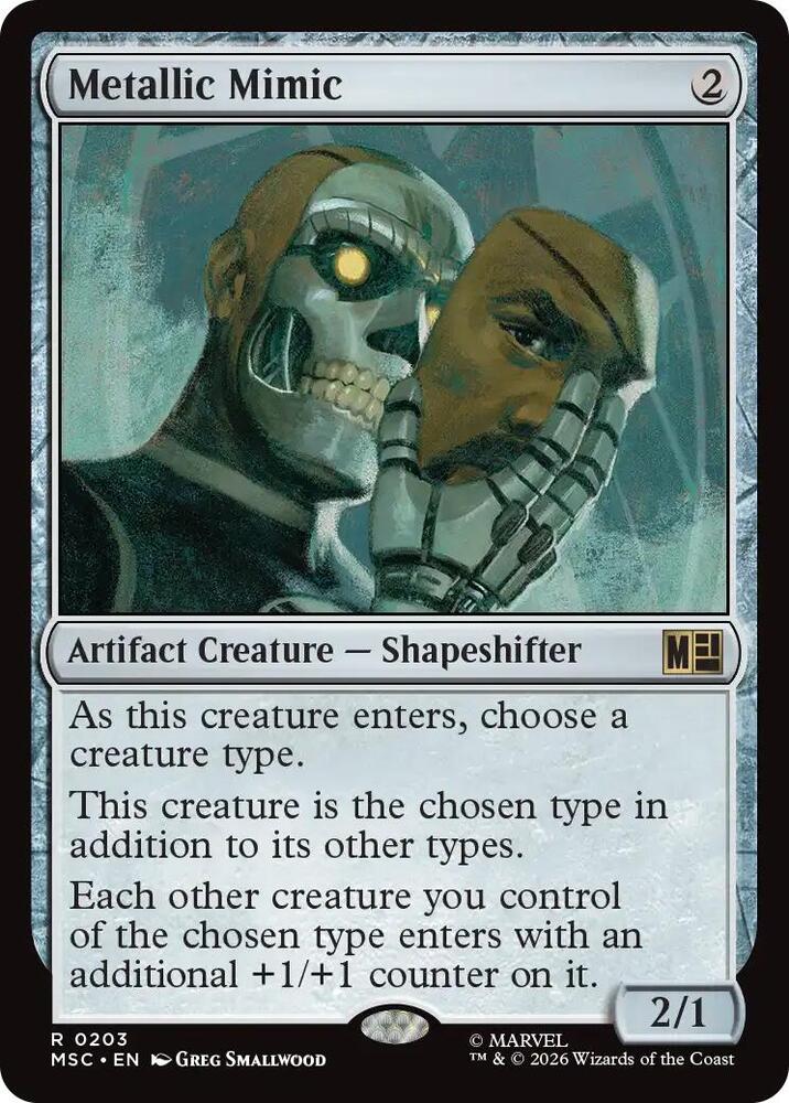 Metallic Mimic 203 (Commander: Marvel Super Heroes)  | Good Games Adelaide SA