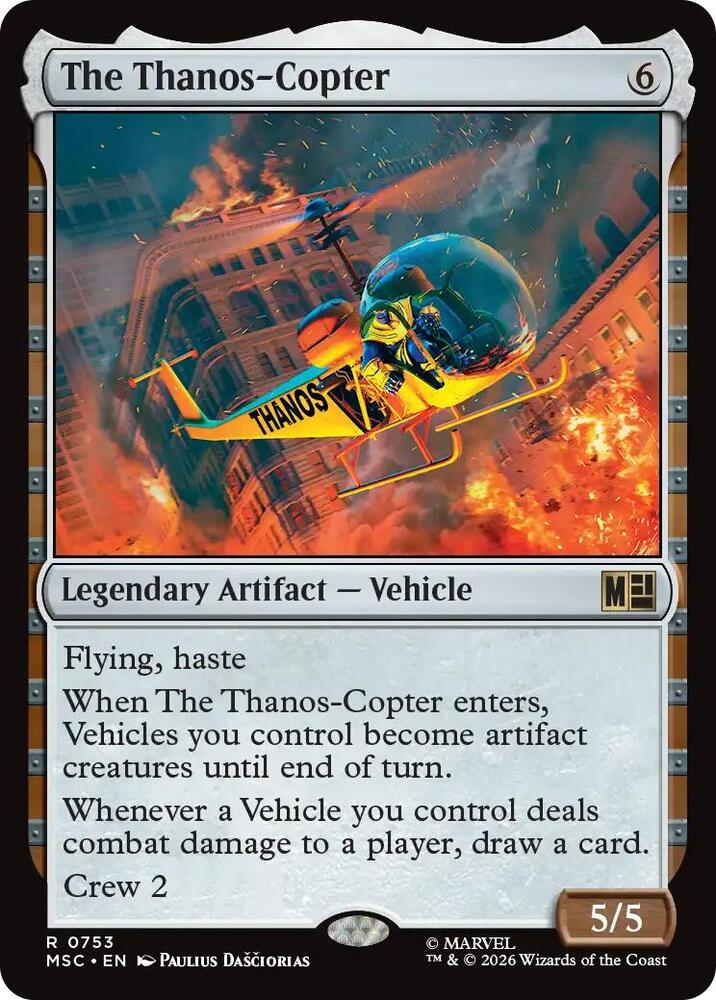 The Thanos-Copter 753 (Commander: Marvel Super Heroes)  - Foil | Good Games Adelaide SA