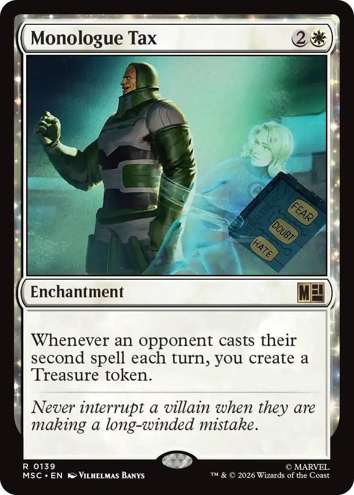 Monologue Tax 139 (Commander: Marvel Super Heroes)  | Good Games Adelaide SA