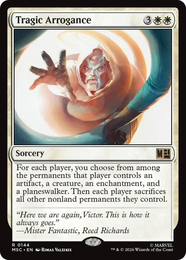 Tragic Arrogance 144 (Commander: Marvel Super Heroes)  | Good Games Adelaide SA