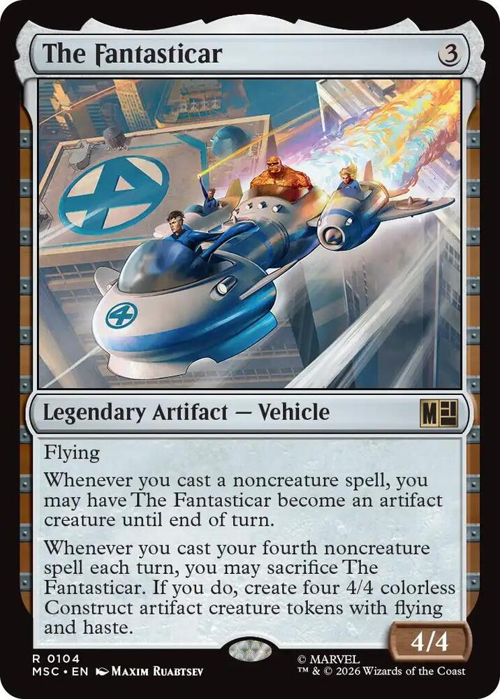 The Fantasticar 104 (Commander: Marvel Super Heroes)  | Good Games Adelaide SA