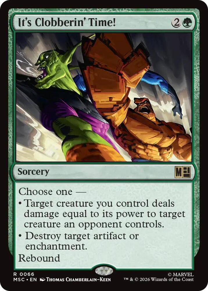 It's Clobberin' Time! 66 (Commander: Marvel Super Heroes)  | Good Games Adelaide SA