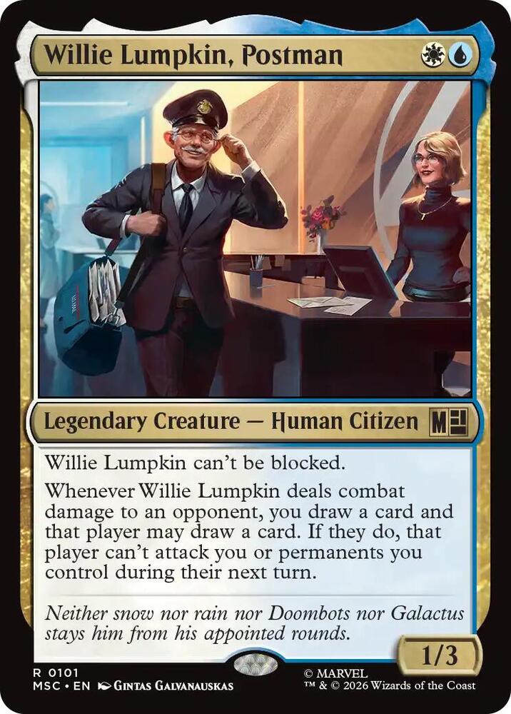 Willie Lumpkin, Postman 101 (Commander: Marvel Super Heroes)  | Good Games Adelaide SA