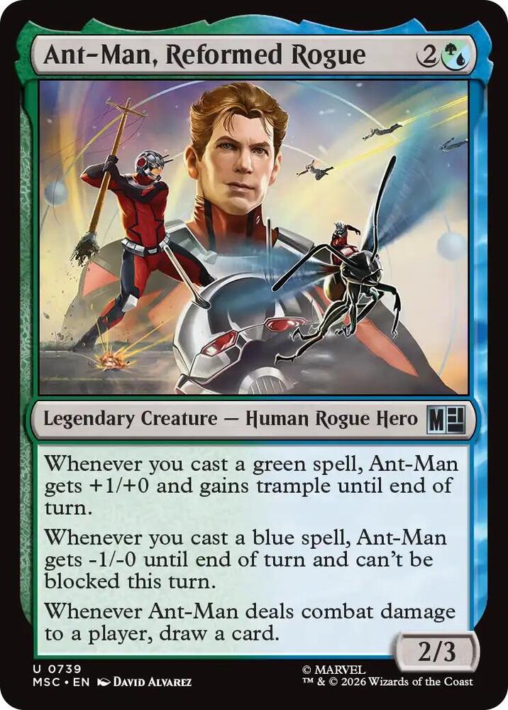 Ant-Man, Reformed Rogue 739 (Commander: Marvel Super Heroes)  - Foil | Good Games Adelaide SA