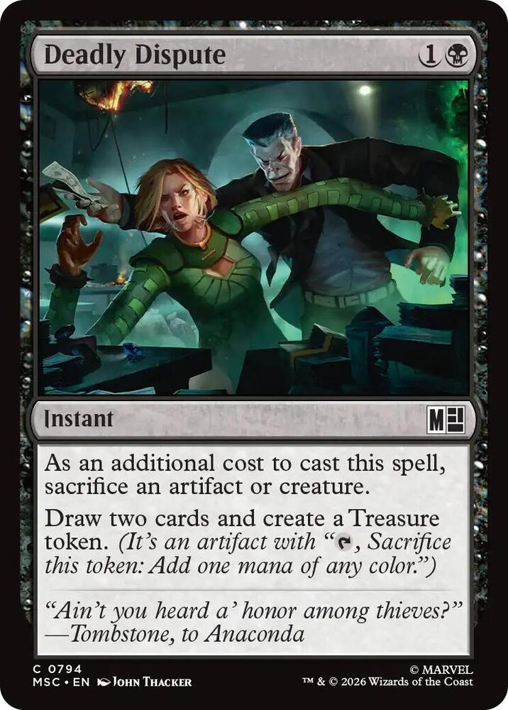Deadly Dispute 794 (Commander: Marvel Super Heroes)  - Foil | Good Games Adelaide SA