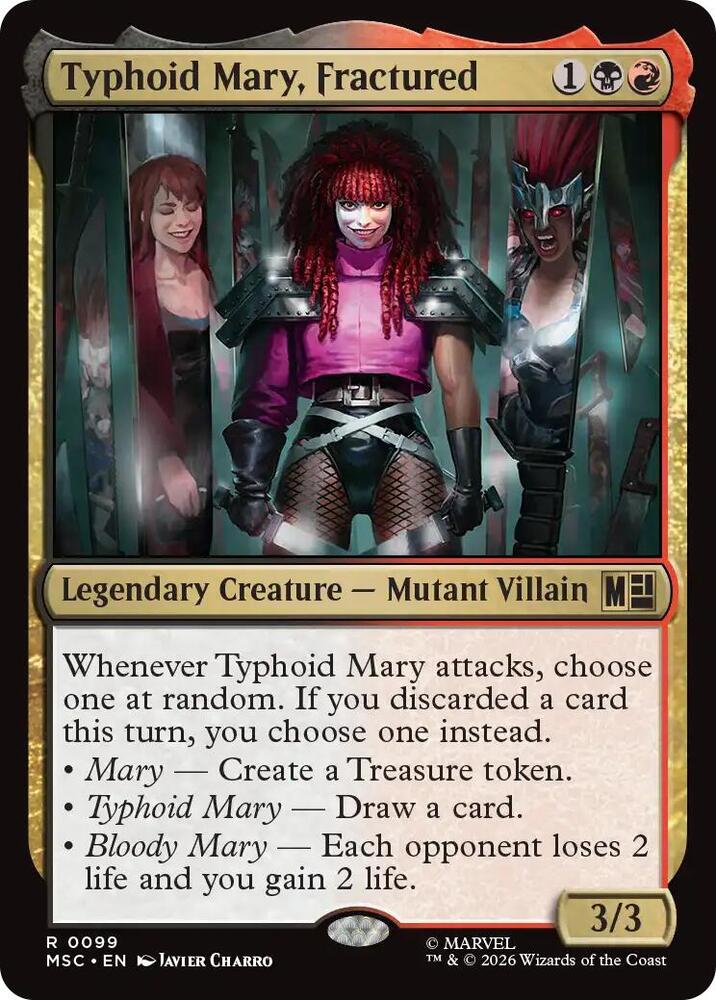 Typhoid Mary, Fractured 99 (Commander: Marvel Super Heroes)  | Good Games Adelaide SA