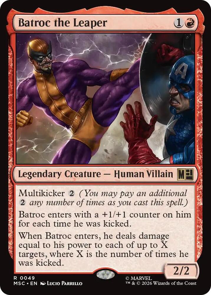 Batroc the Leaper 49 (Commander: Marvel Super Heroes)  | Good Games Adelaide SA
