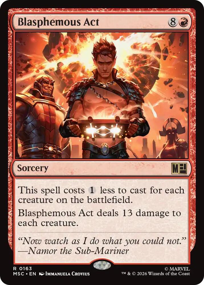 Blasphemous Act 163 (Commander: Marvel Super Heroes)  | Good Games Adelaide SA