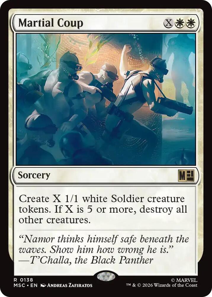 Martial Coup 138 (Commander: Marvel Super Heroes)  | Good Games Adelaide SA