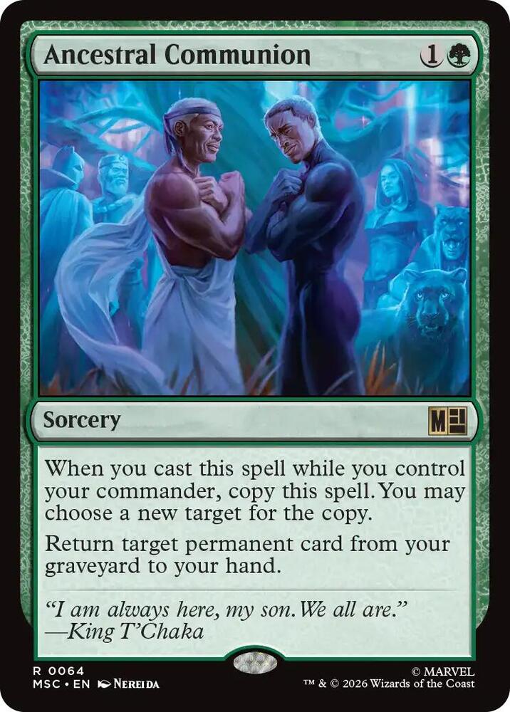 Ancestral Communion 64 (Commander: Marvel Super Heroes)  | Good Games Adelaide SA