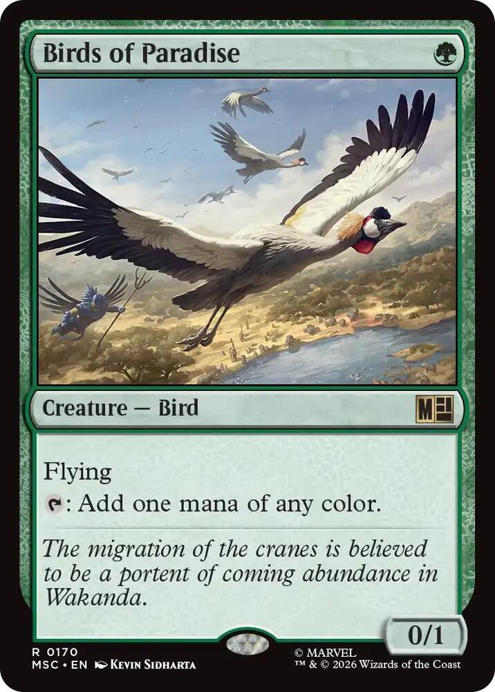 Birds of Paradise 170 (Commander: Marvel Super Heroes)  | Good Games Adelaide SA