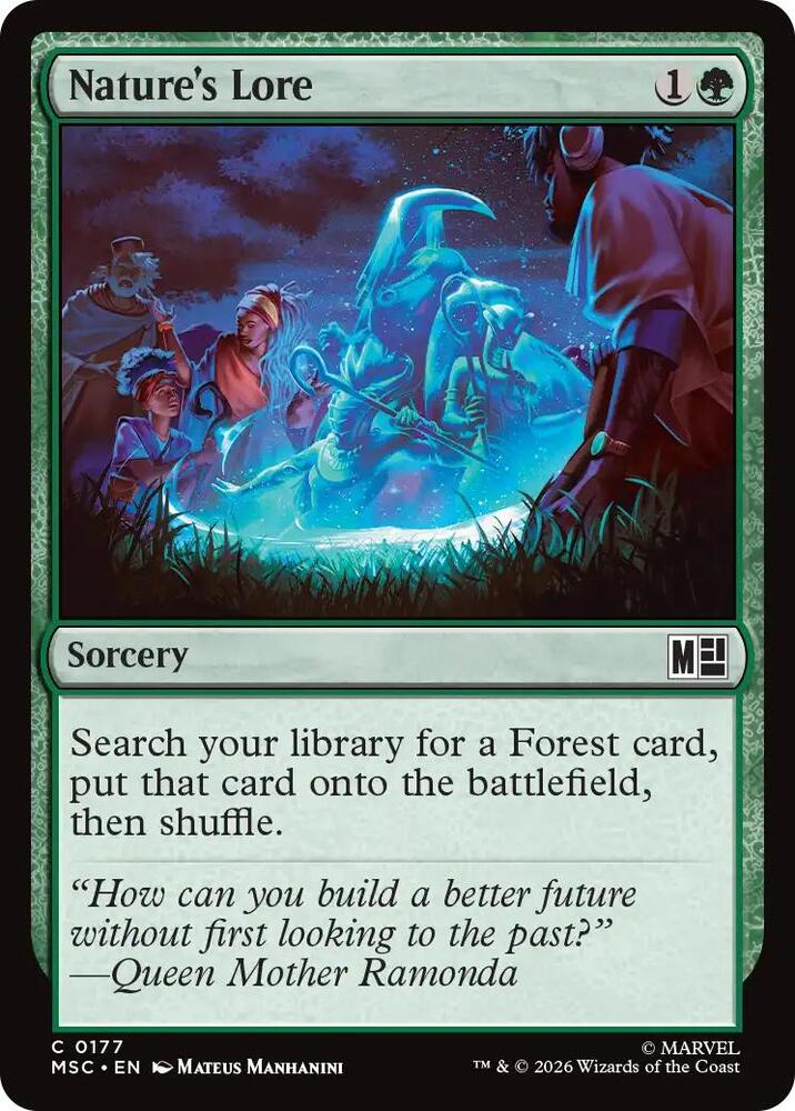 Nature's Lore 177 (Commander: Marvel Super Heroes)  | Good Games Adelaide SA