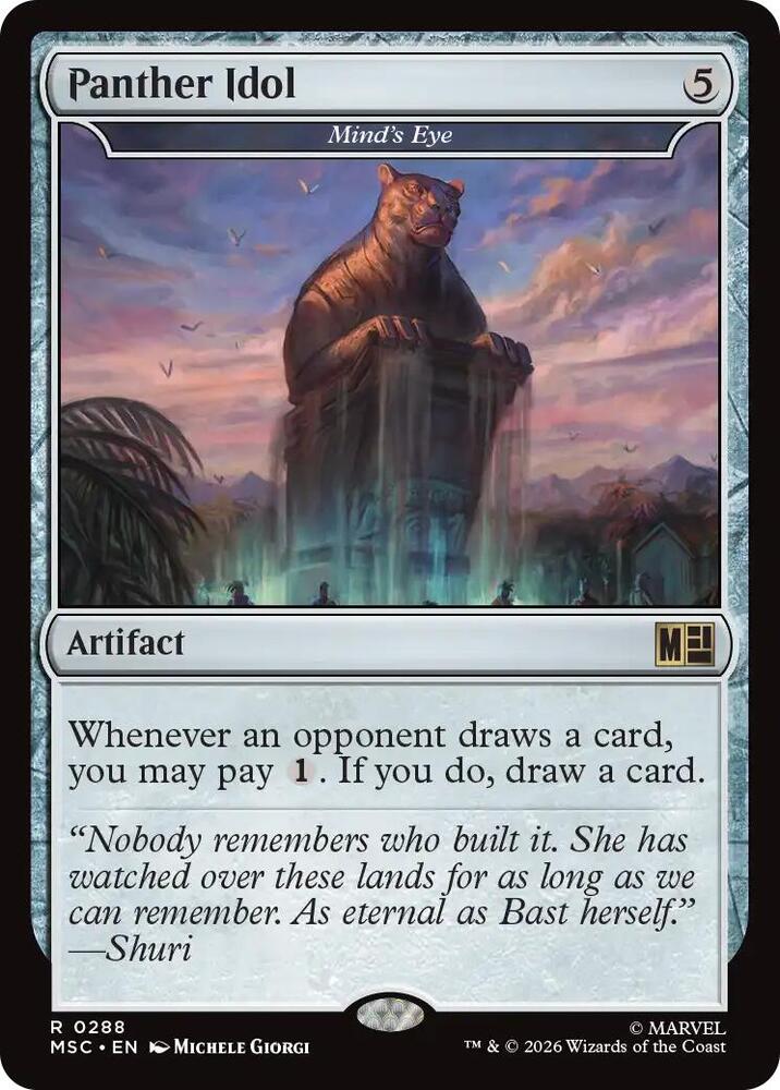 Panther Idol // Mind's Eye 288 (Commander: Marvel Super Heroes)  | Good Games Adelaide SA