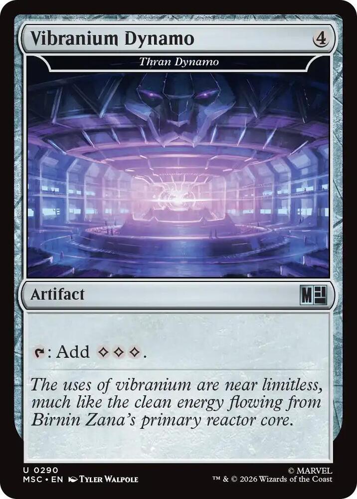 Vibranium Dynamo // Thran Dynamo 290 (Commander: Marvel Super Heroes)  | Good Games Adelaide SA