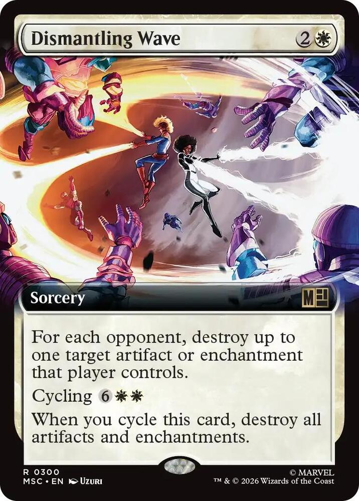 Dismantling Wave Extended Art 300 (Commander: Marvel Super Heroes)  - Extended Art | Good Games Adelaide SA
