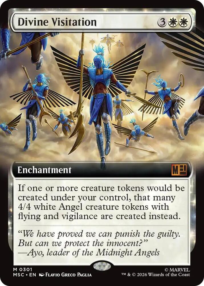Divine Visitation Extended Art 301 (Commander: Marvel Super Heroes)  - Extended Art | Good Games Adelaide SA