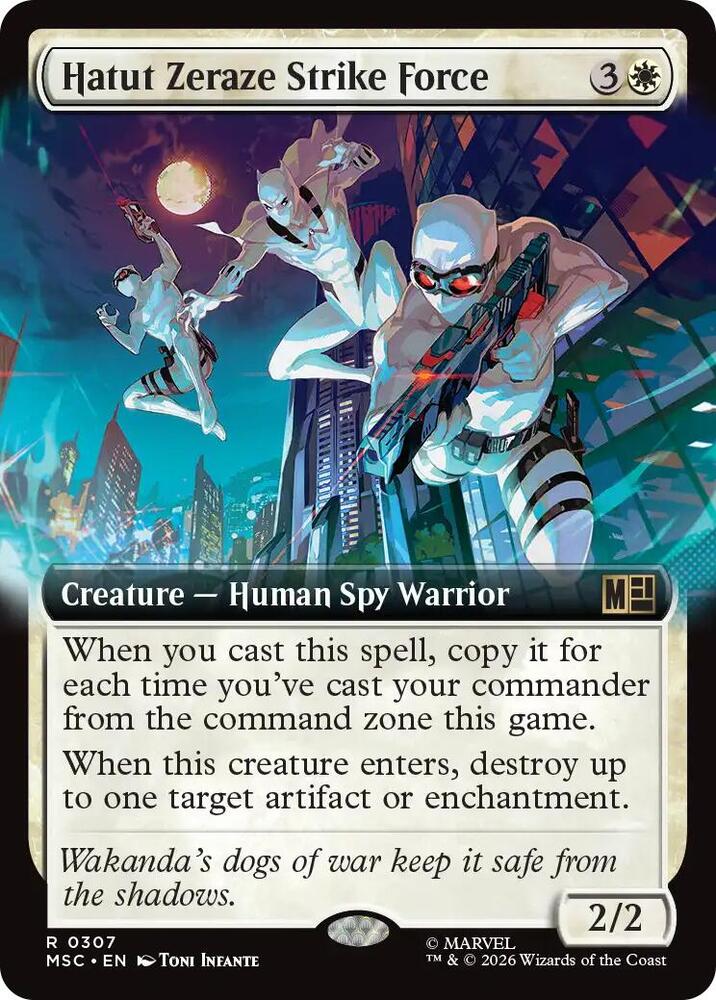 Hatut Zeraze Strike Force Extended Art 307 (Commander: Marvel Super Heroes)  - Extended Art | Good Games Adelaide SA