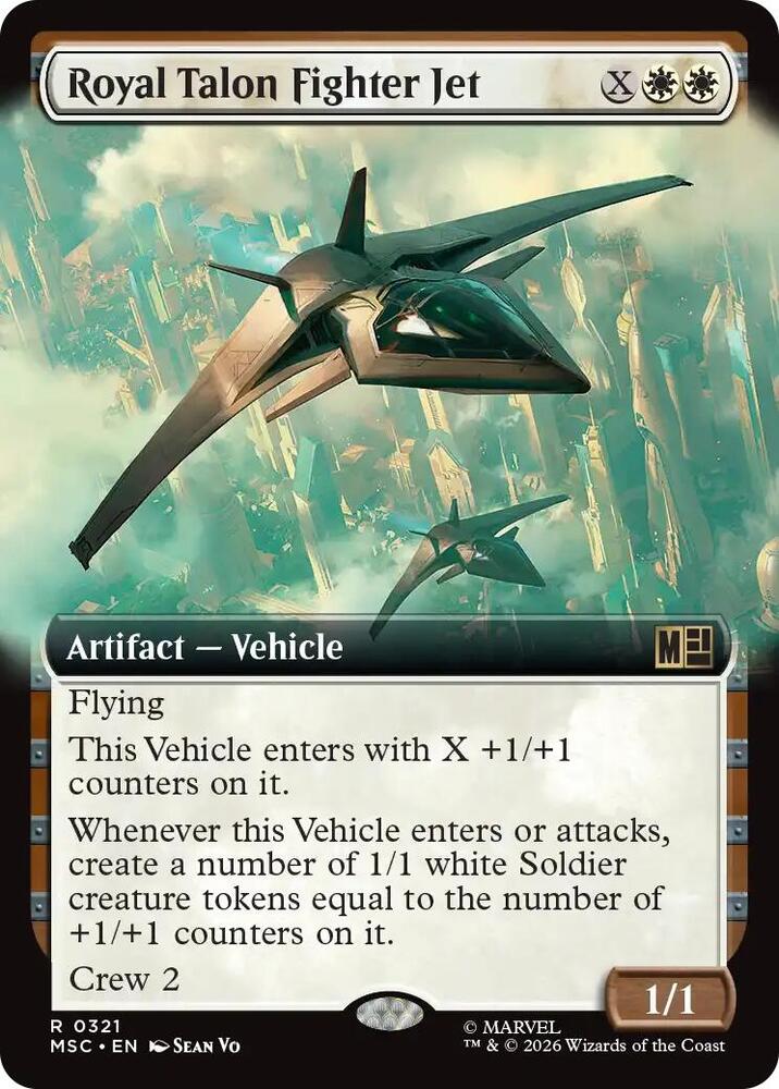 Royal Talon Fighter Jet Extended Art 321 (Commander: Marvel Super Heroes)  | Good Games Adelaide SA
