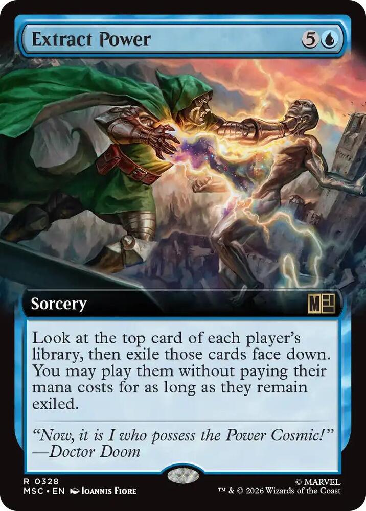 Extract Power Extended Art 328 (Commander: Marvel Super Heroes)  - Extended Art | Good Games Adelaide SA