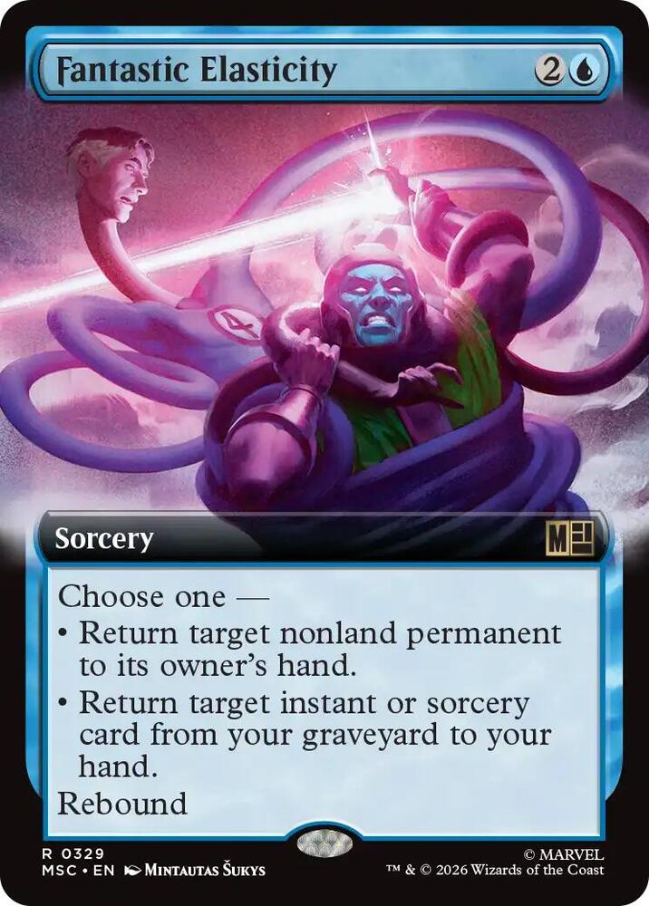 Fantastic Elasticity Extended Art 329 (Commander: Marvel Super Heroes)  | Good Games Adelaide SA
