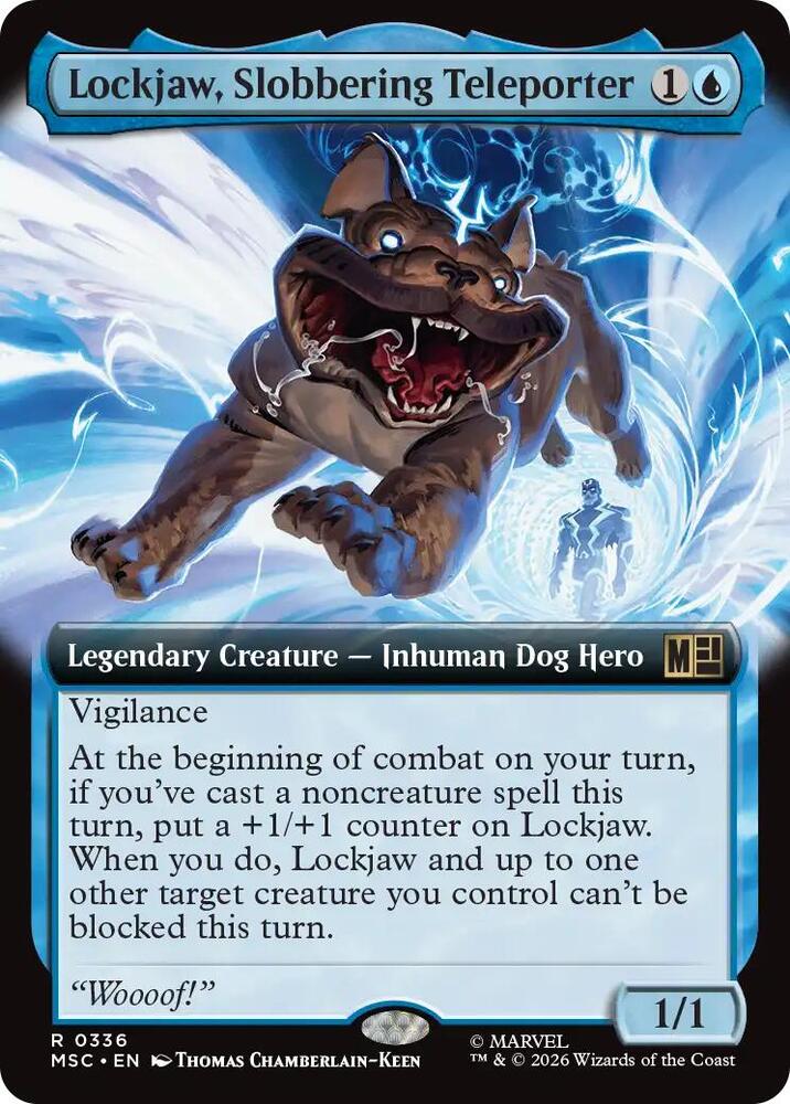 Lockjaw Slobbering Teleporter Extended Art 336 (Commander: Marvel Super Heroes)  - Extended Art | Good Games Adelaide SA