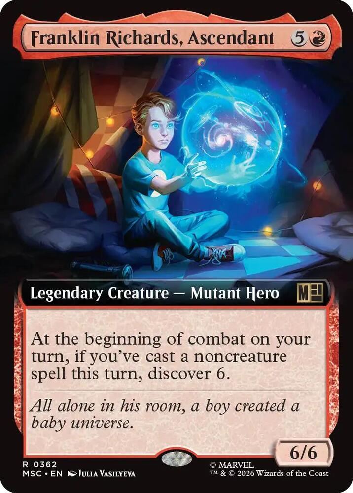 Franklin Richards Ascendant Extended Art 362 (Commander: Marvel Super Heroes)  | Good Games Adelaide SA