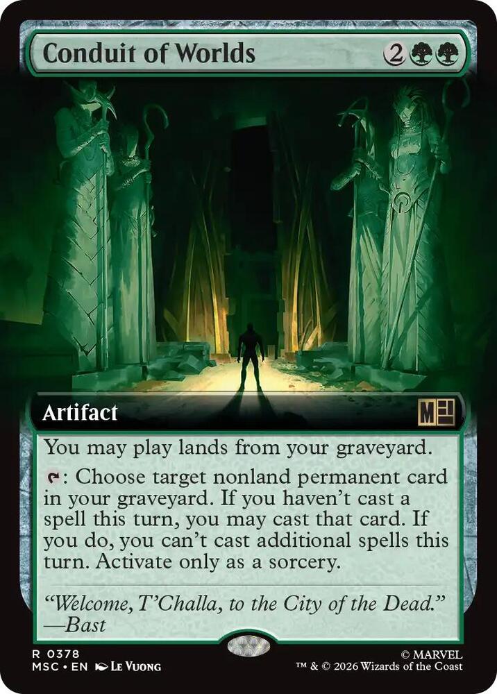 Conduit of Worlds Extended Art 378 (Commander: Marvel Super Heroes)  | Good Games Adelaide SA