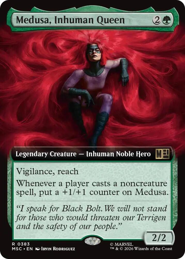 Medusa Inhuman Queen Extended Art 383 (Commander: Marvel Super Heroes)  | Good Games Adelaide SA