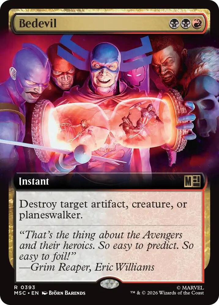 Bedevil Extended Art 393 (Commander: Marvel Super Heroes)  | Good Games Adelaide SA